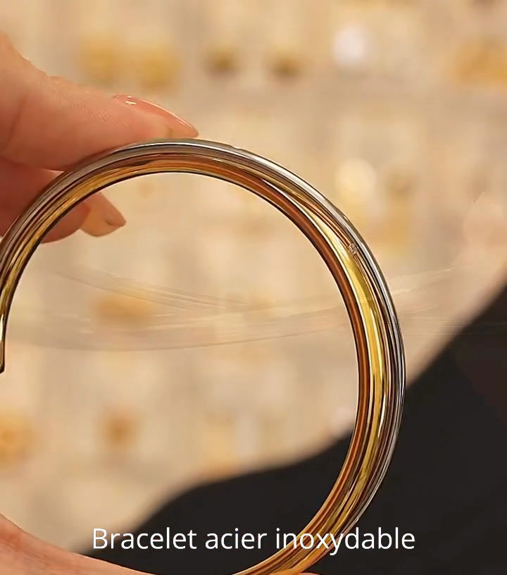 Miniature : vidéo bracelet double jonc