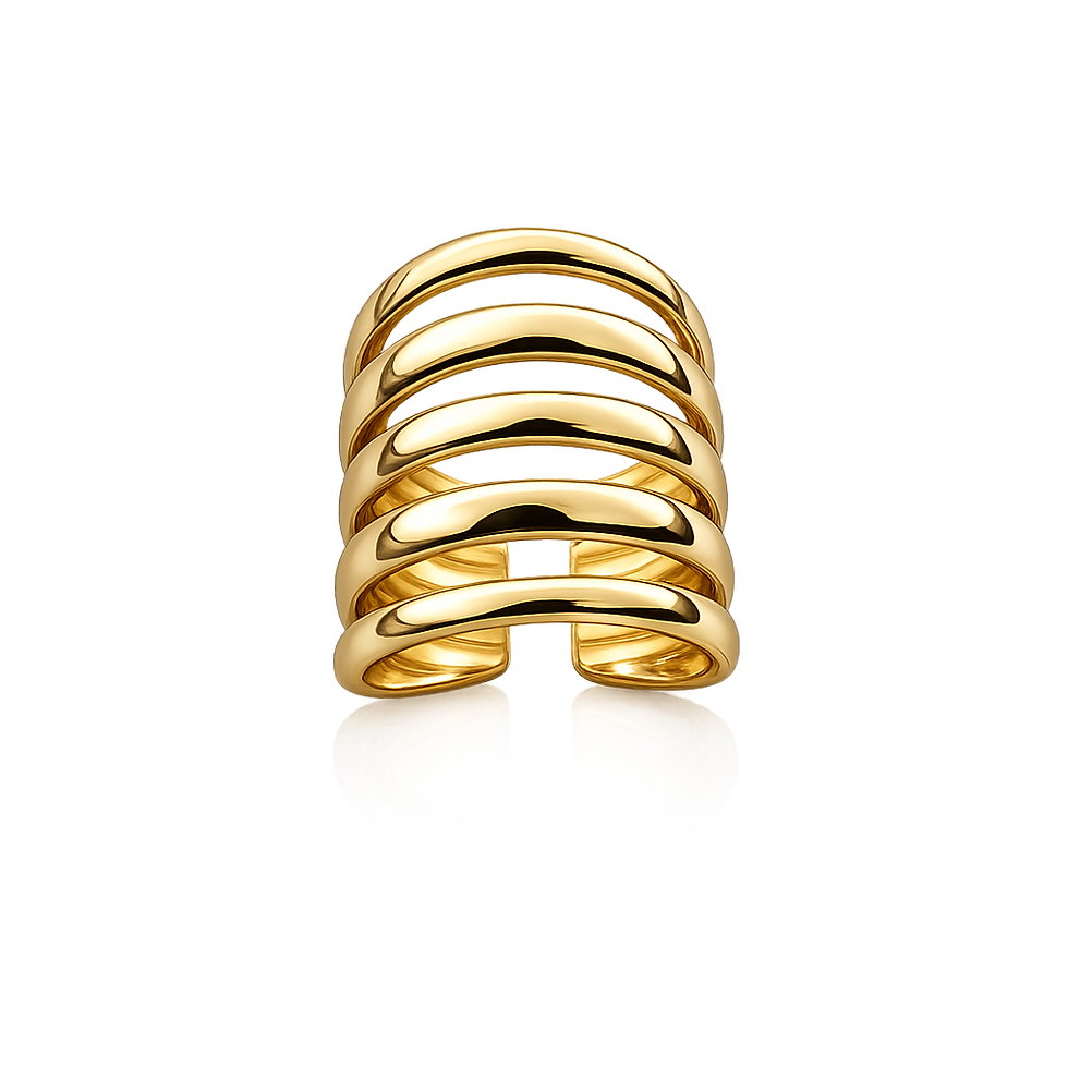 bague design cinq anneaux