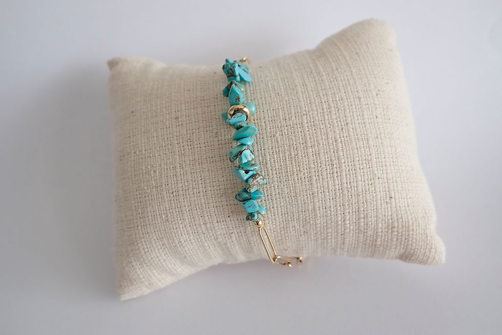 Miniature : bracelet bohème pierre naturelle