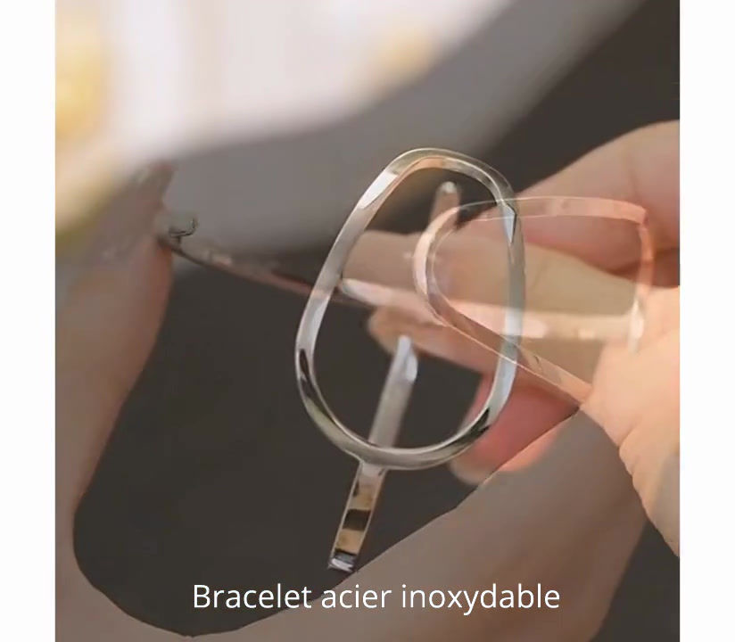 Miniature : vidéo bracelet creux acier