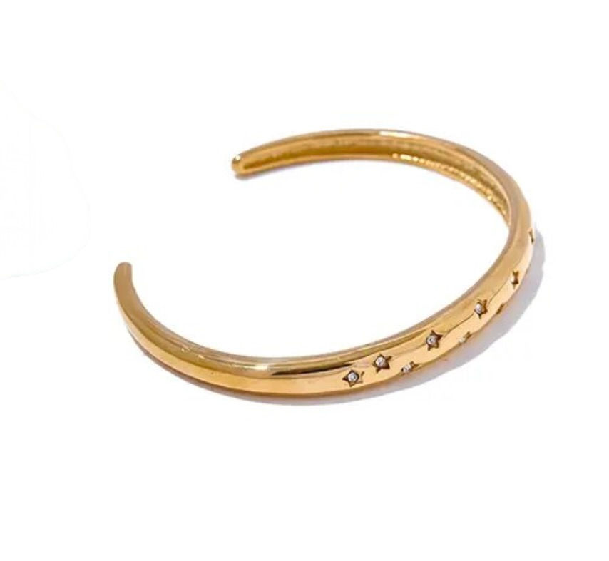 Bracelet jonc vu de dessus
