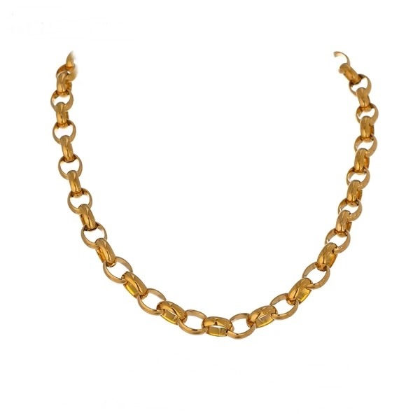 Collier mailles entrelacées acier inoxydable