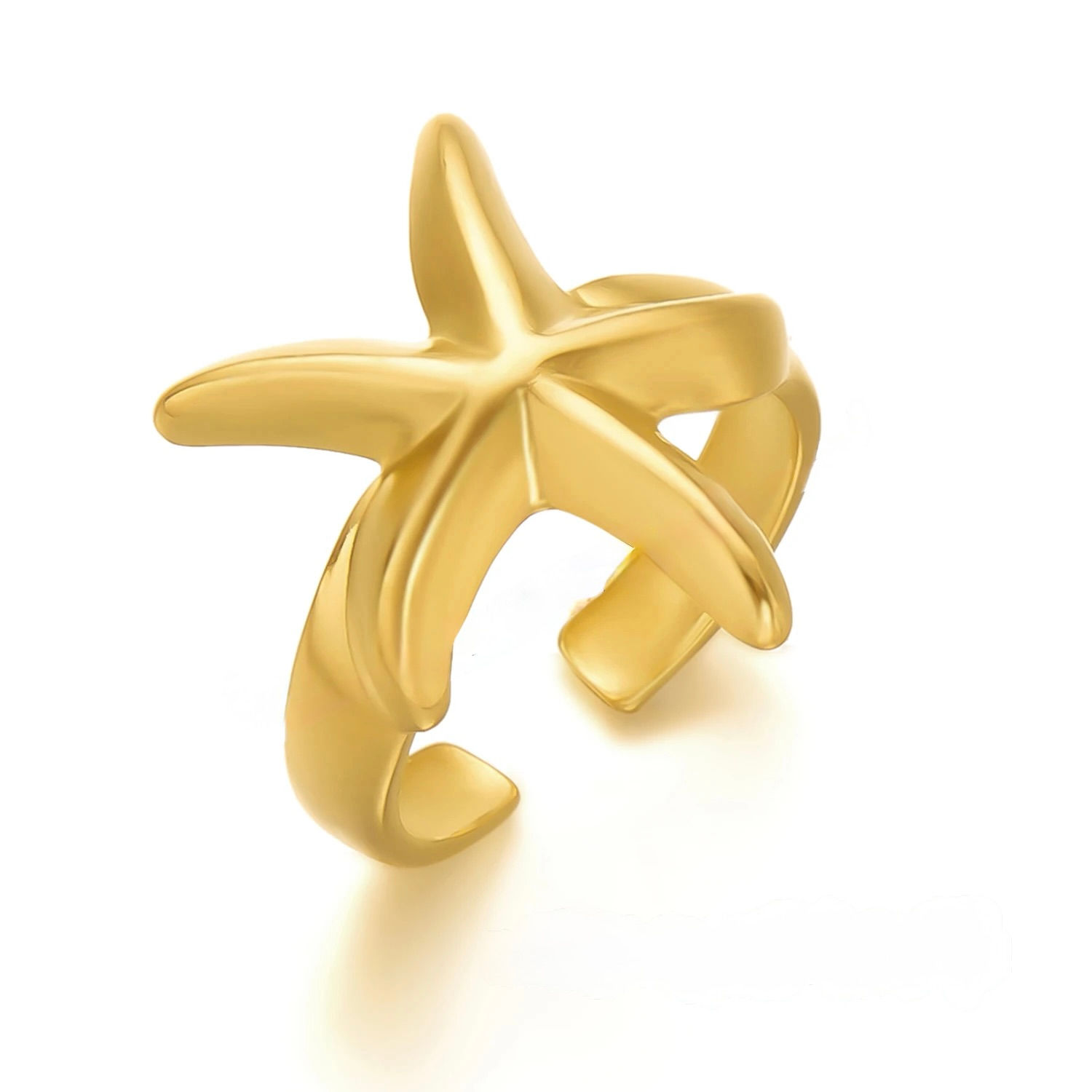 bague en forme d'étoile de mer