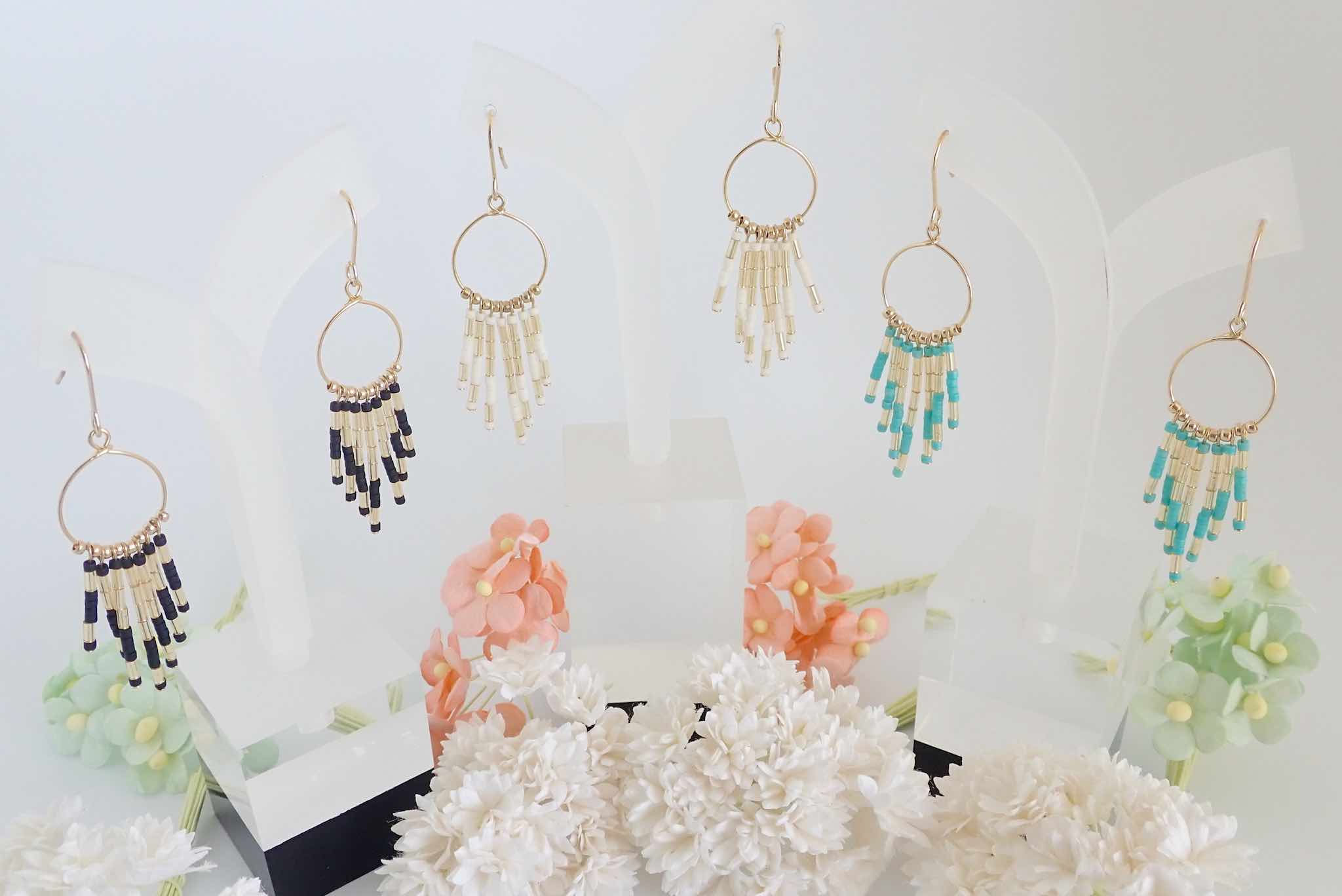 boucles d'oreilles bohème