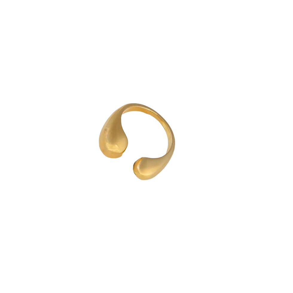 Miniature : bague ouverte bohème circulaire acier inoxydable