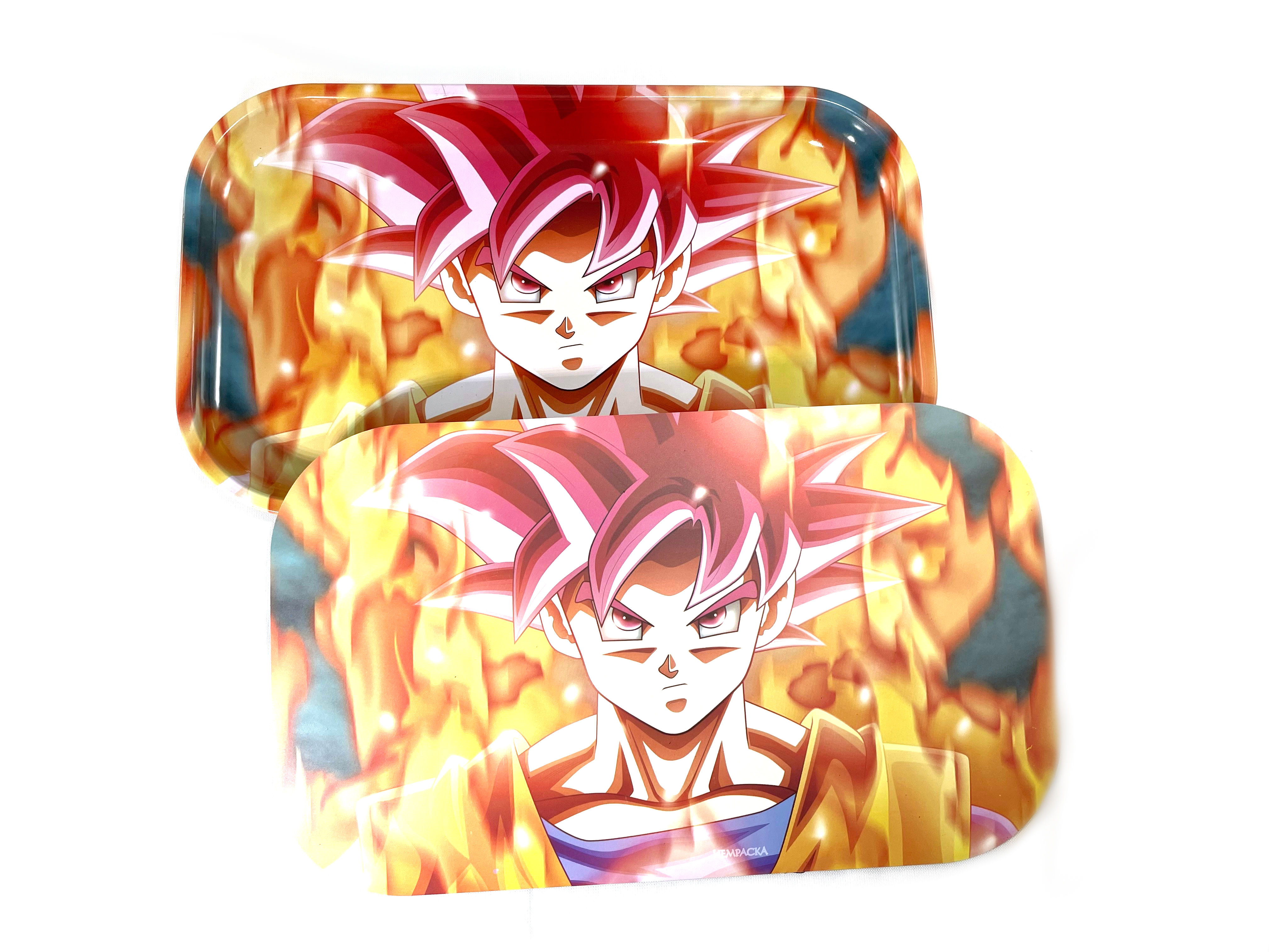 Super Saiyan Rolling Tray with Magnetic Lid