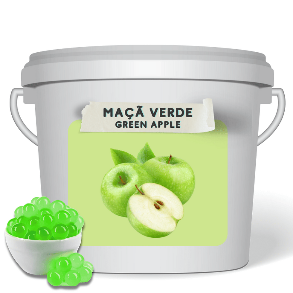 Popping Bobas de maçã verde 3,2kg