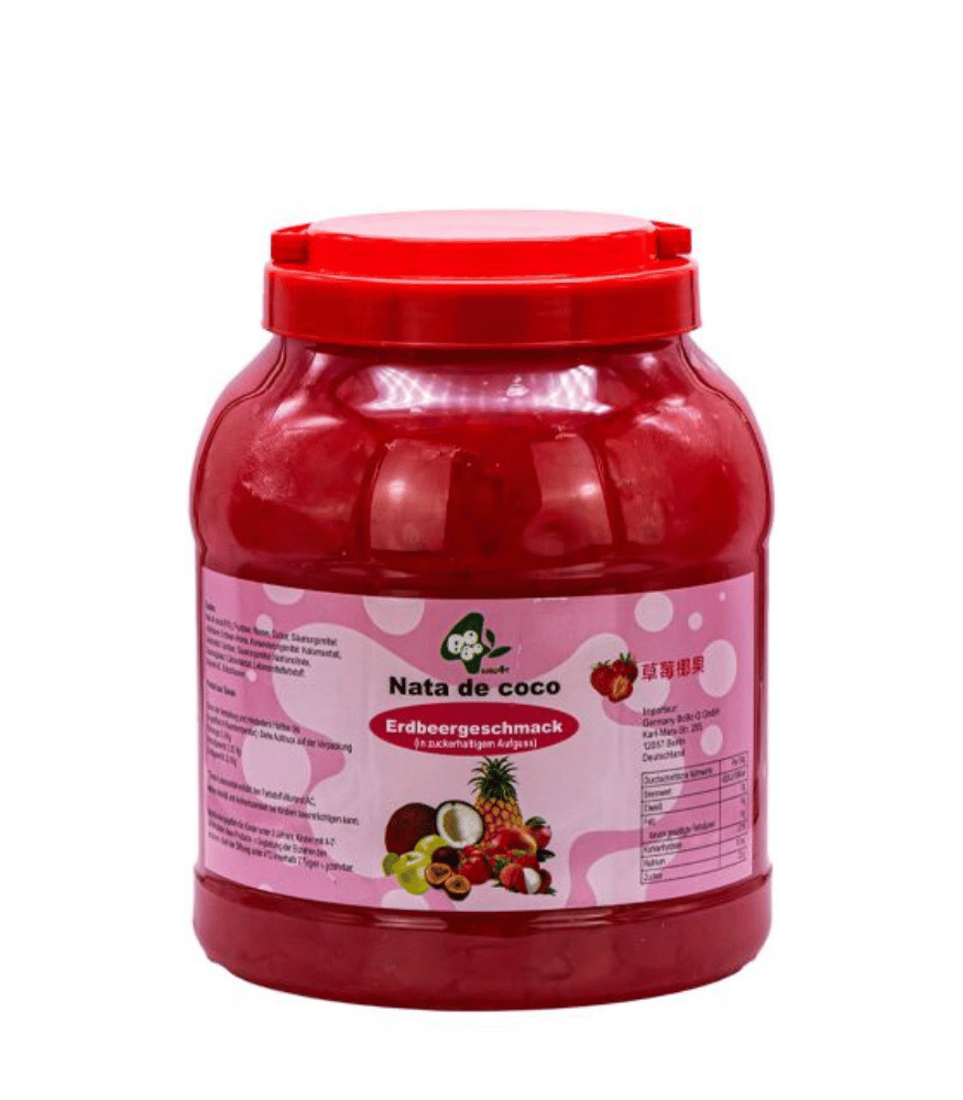 Topping nata de coco - morango 4kg