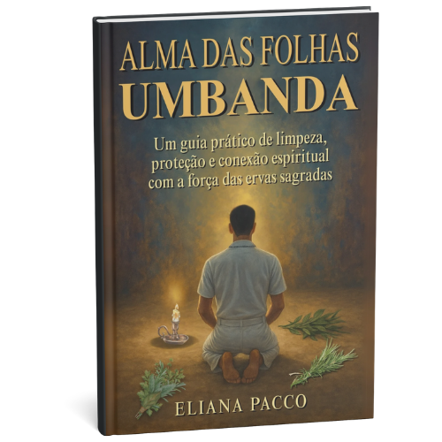 Capa do livro a Alma das Folhas na Umbanda