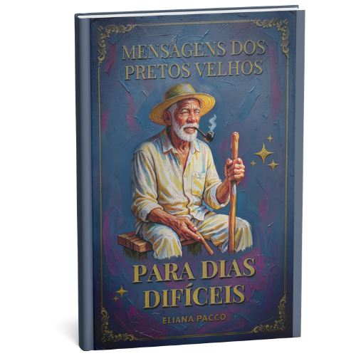 Capa do livro Mensagens de Luz dos Pretos-Velhos para os Dias Difíceis