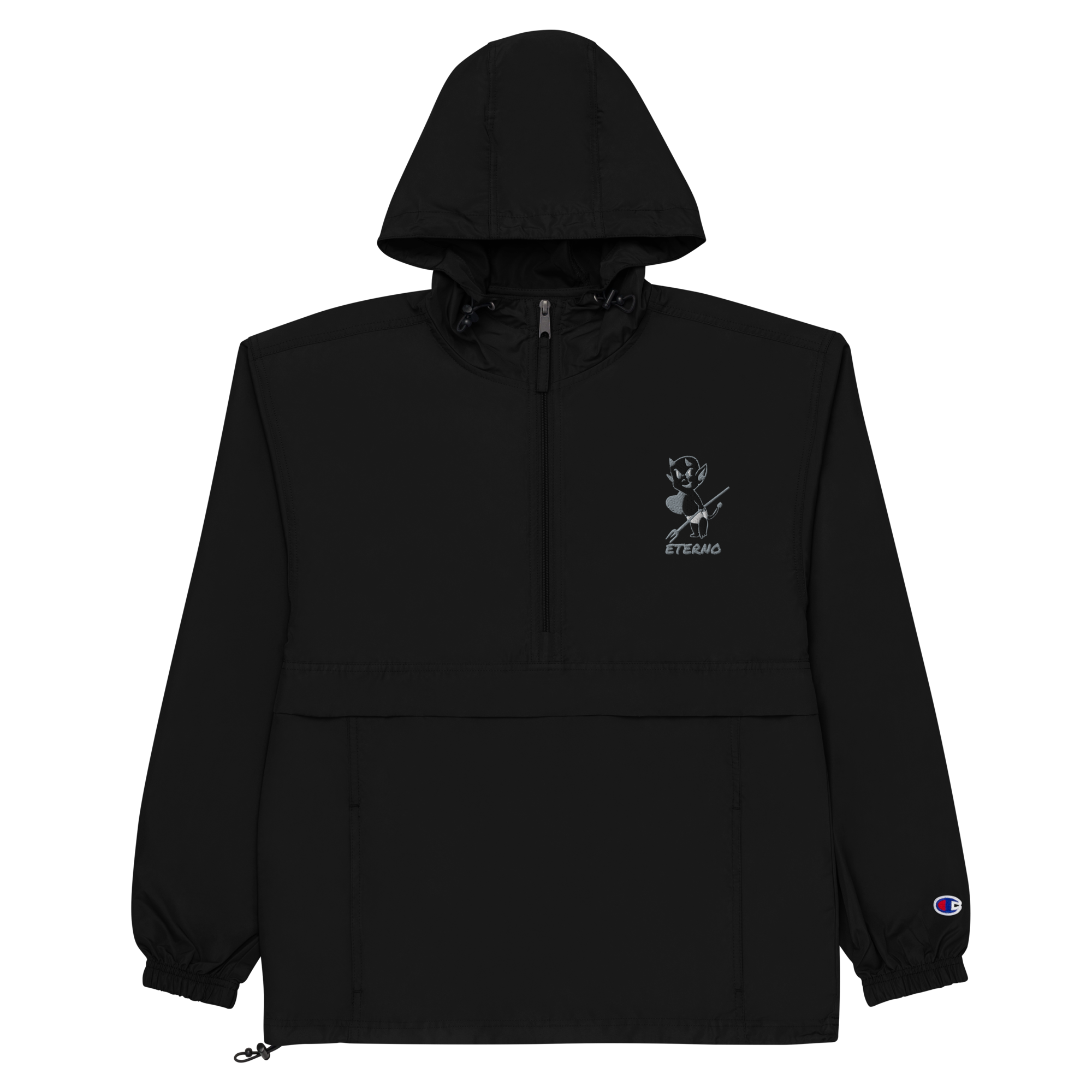 "Baby Demon" Wind Breaker Black / Grey (Champion)