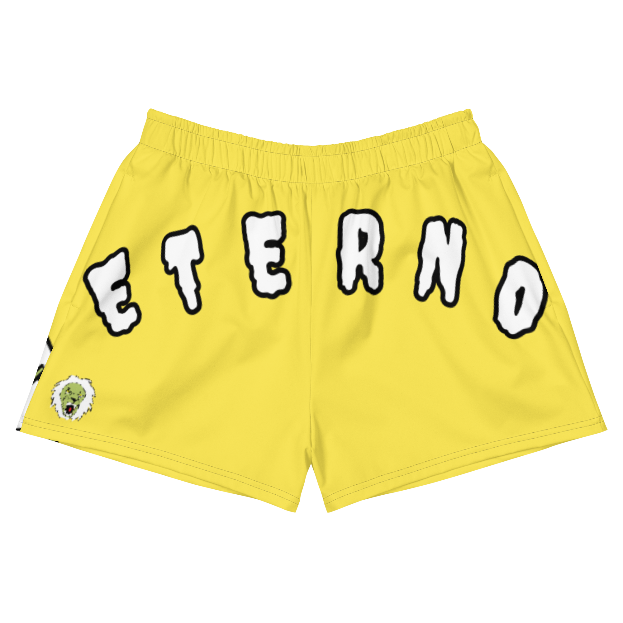 Women’s "Painted In Poison" Premium Shorts Yellow