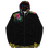 Thumbnail: "Painted In Poison" Premium Cropped Windbreaker Black (Zippered)