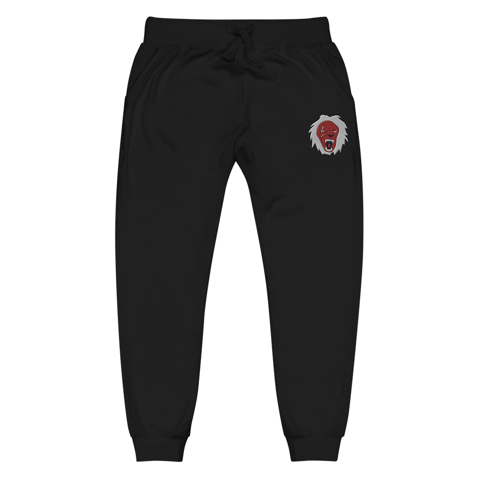 Roaring Lion Red / White Premium Sweatpants (Unisex)  