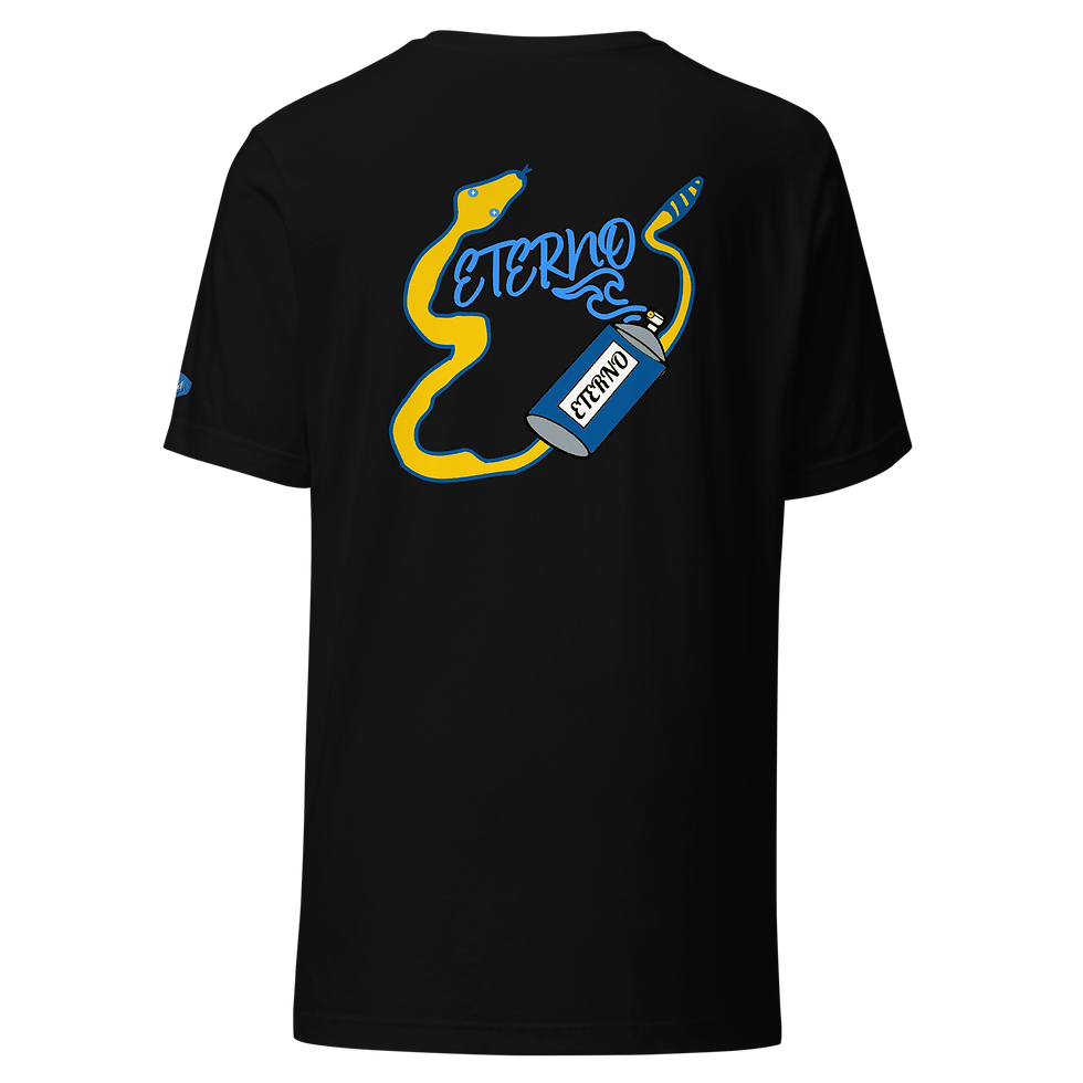 Thumbnail: Baby Demon Blue / Yellow T Shirt (Unisex) 