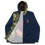 Thumbnail: Courageous Camouflage Roaring Navy Track Jacket  (Zippered) 