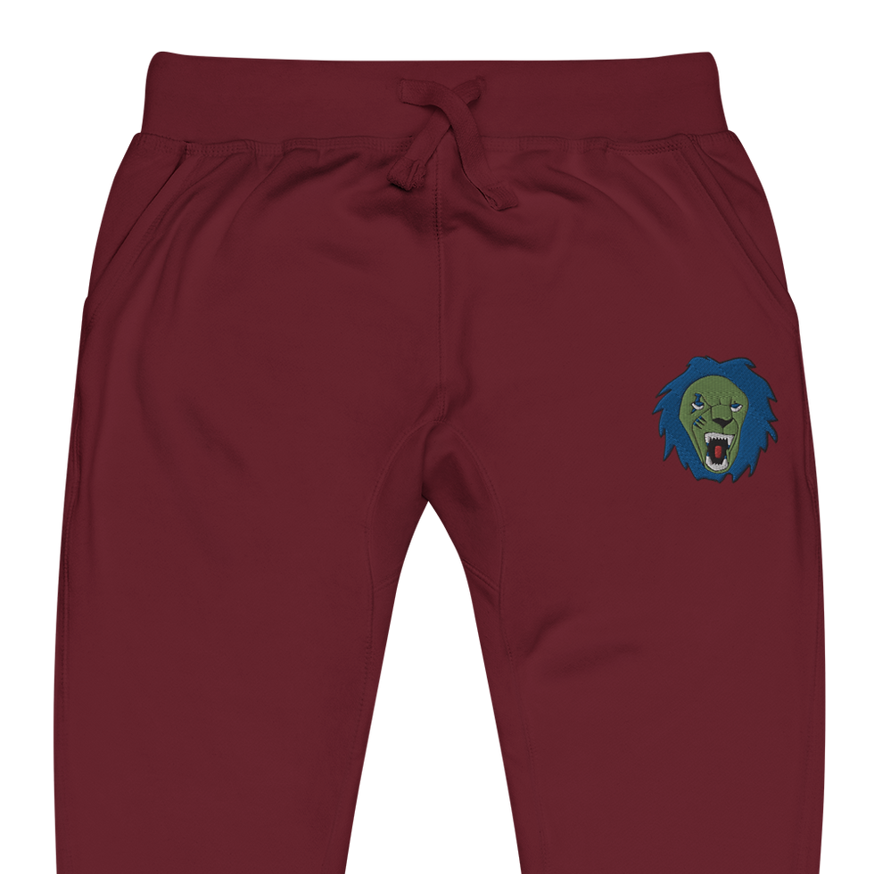Thumbnail: Roaring Lion Royal Blue / Green Premium Sweatpants (Unisex)  
