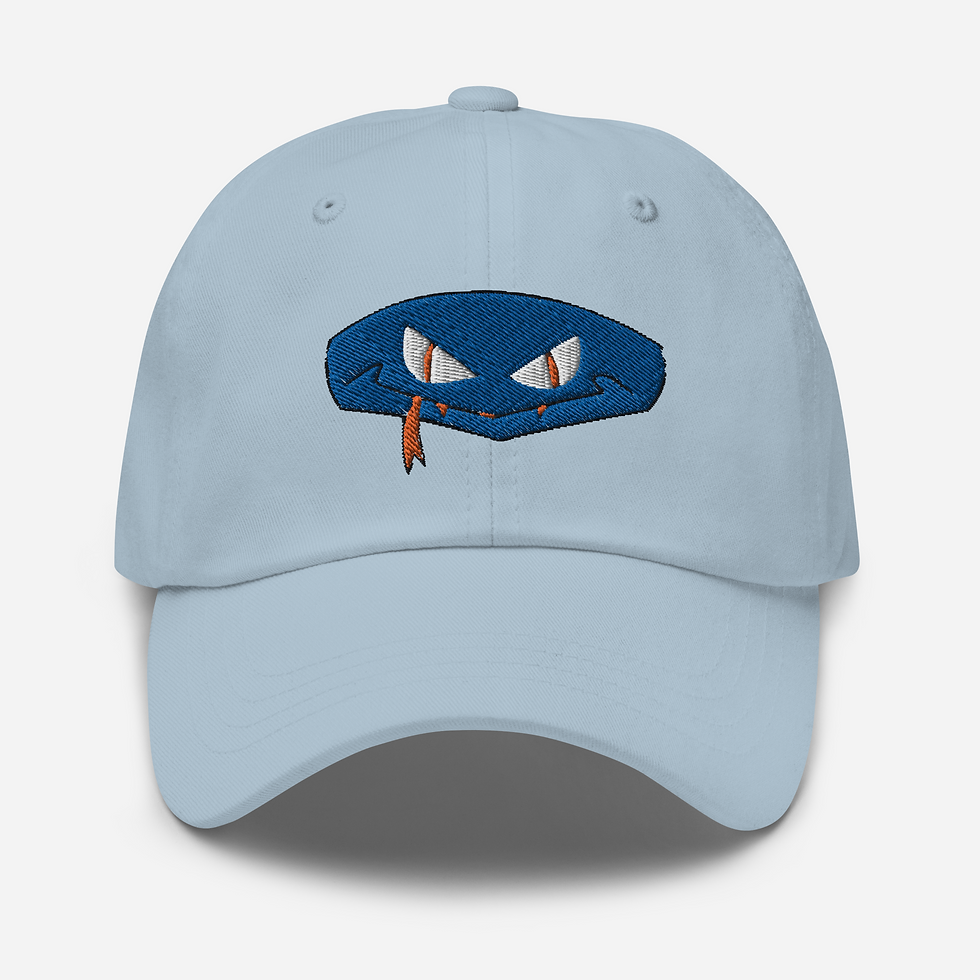 Thumbnail: "Reptile" Premium Hat Royal Blue / Orange