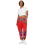 Thumbnail: "Painted In Poison" Premium Track Pants Bright Red (Zippered)