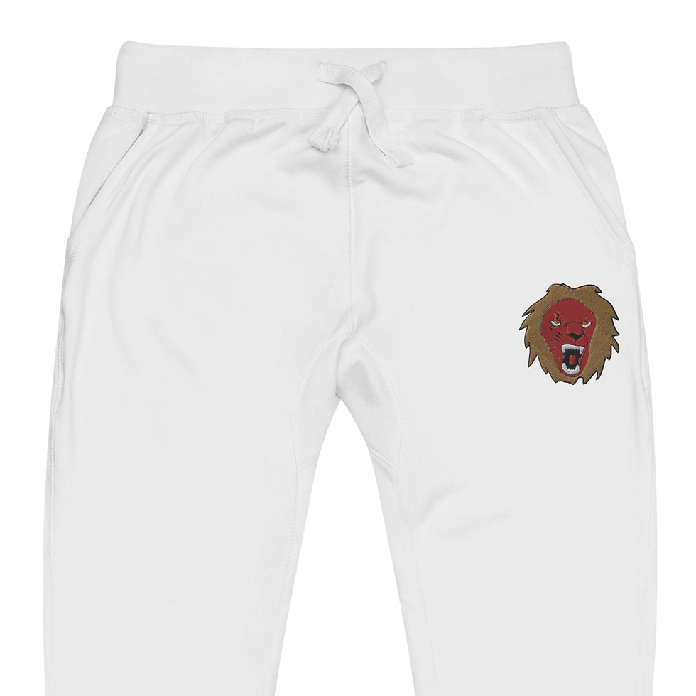 Thumbnail: Roaring Lion Red / Old Gold Premium Sweatpants (Unisex)