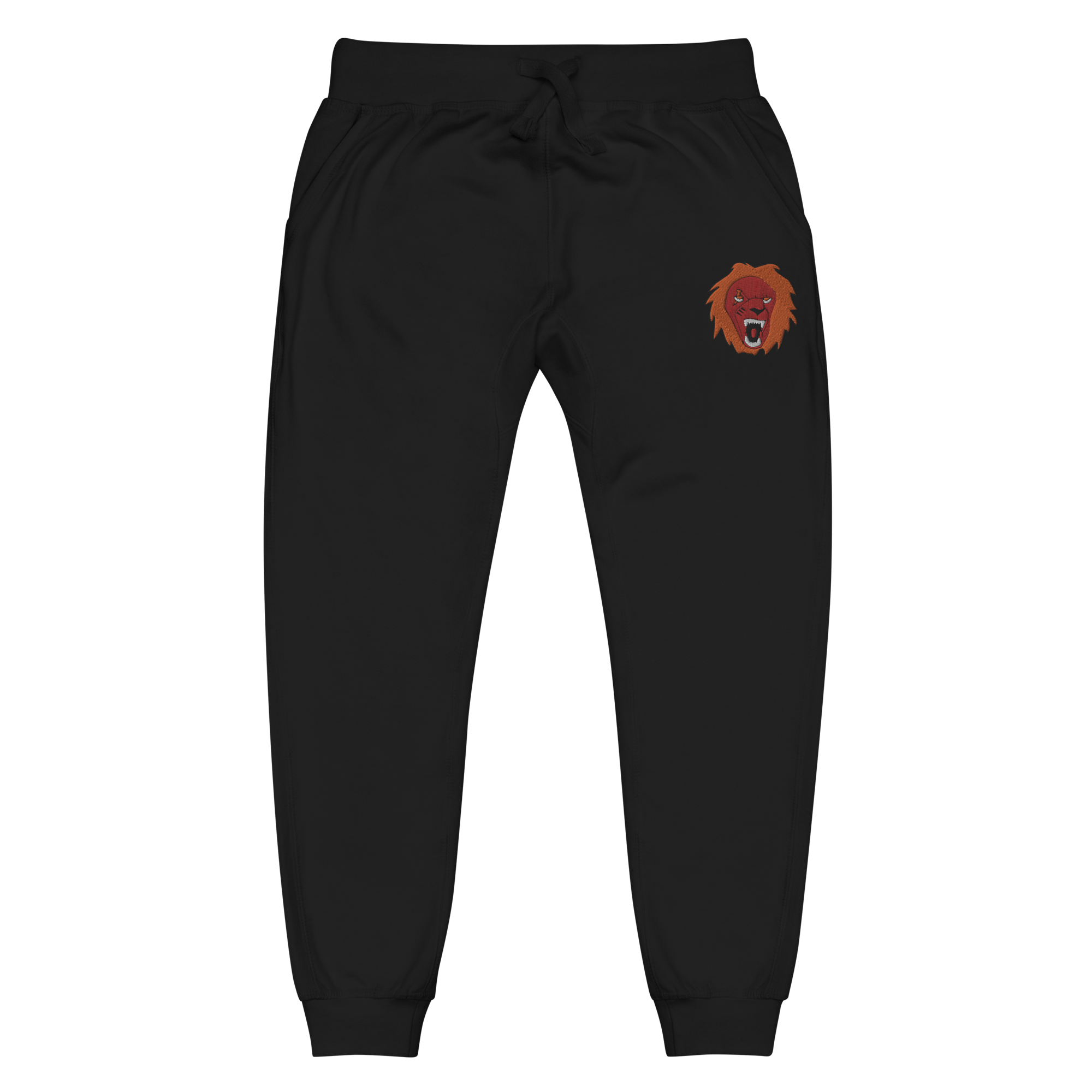 Roaring Lion Orange / Red Premium Sweatpants (Unisex)
