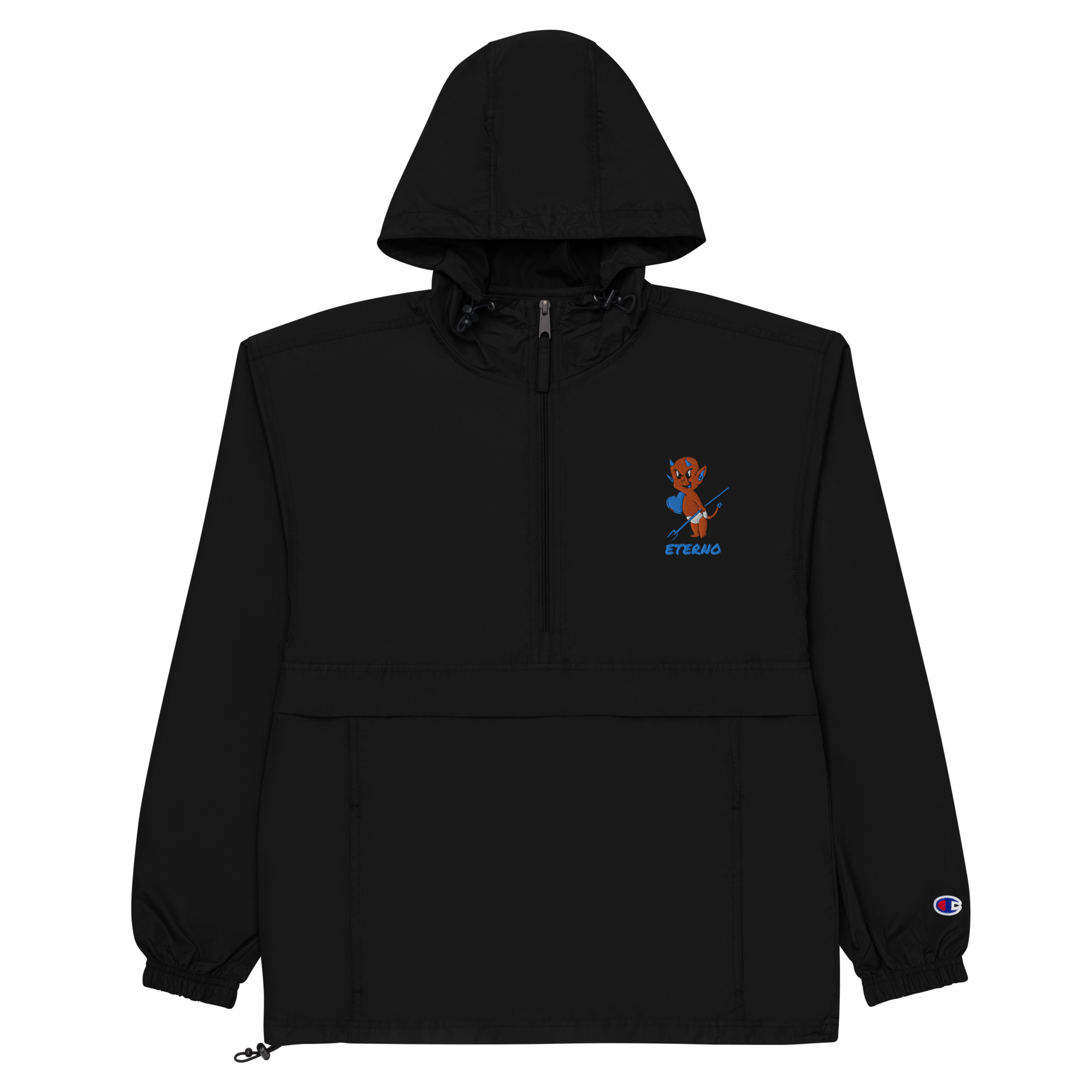 "Baby Demon" Wind Breaker Orange / Baby Blue (Champion)