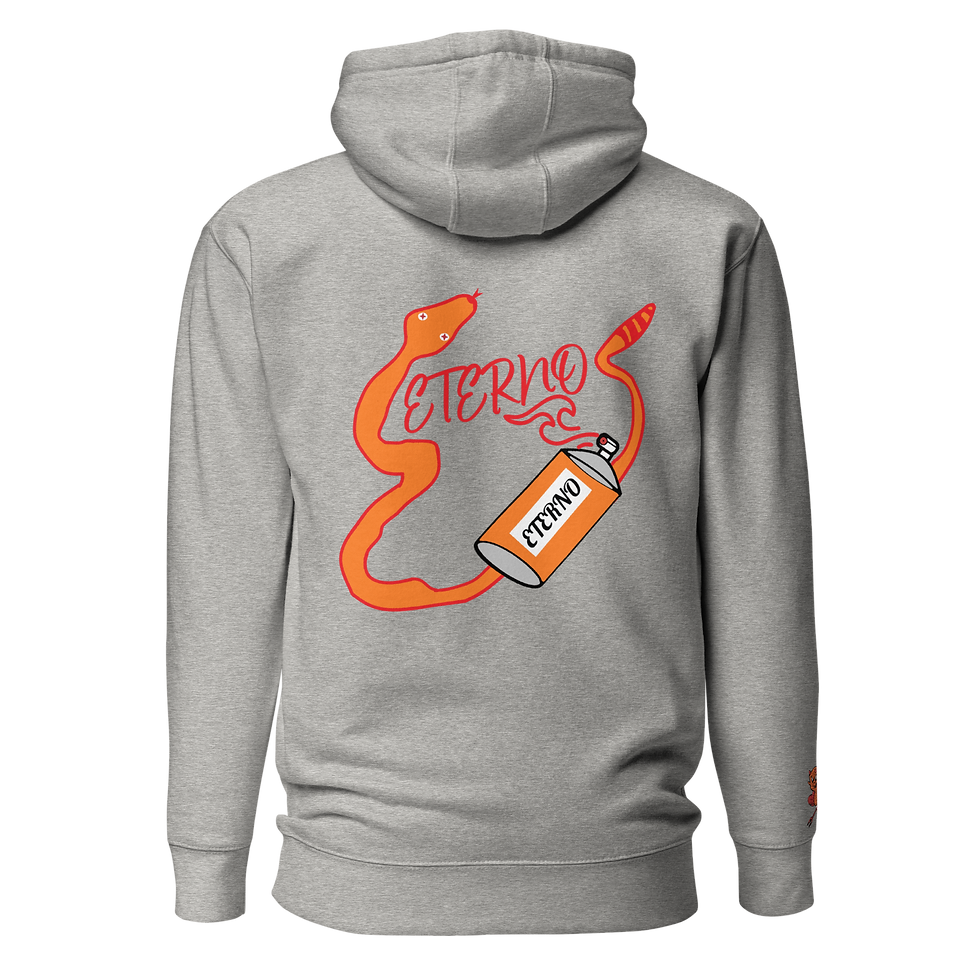 Thumbnail: Orange / Red Reptile Premium Hoodie (Unisex) 