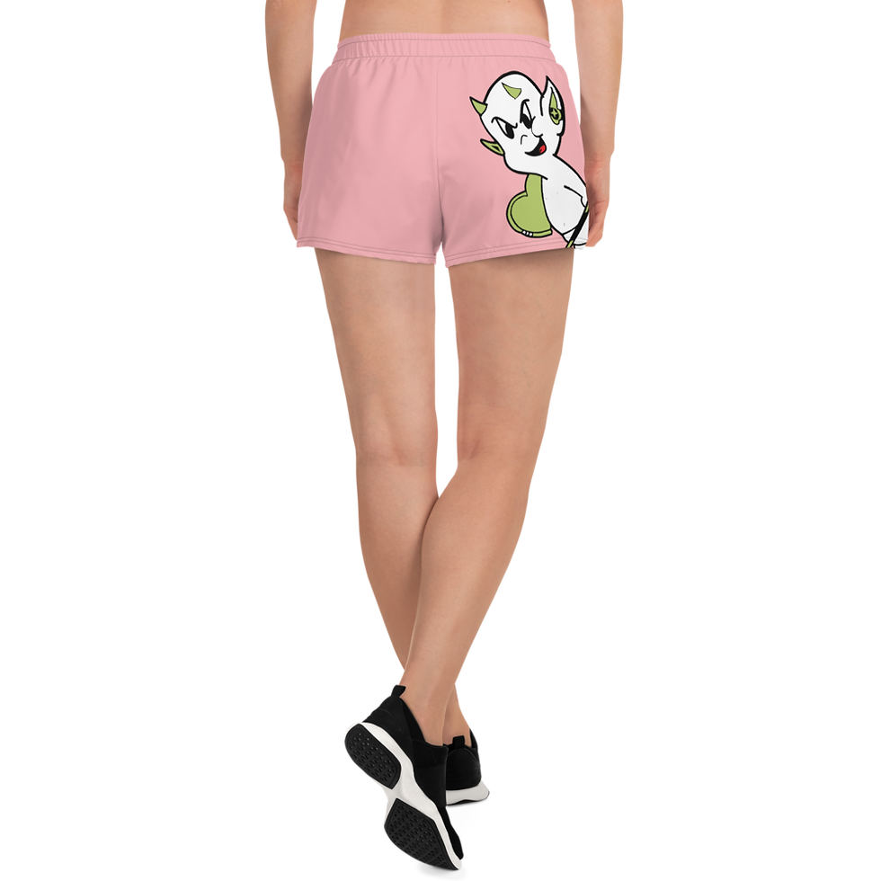 Thumbnail: Women’s "Painted In Poison" Premium Shorts Light Pink
