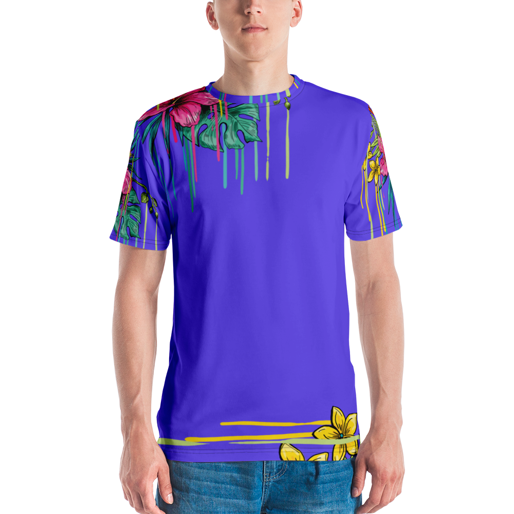 "PAINTED IN POISON" Premium T Shirt (Highlighter Purple)