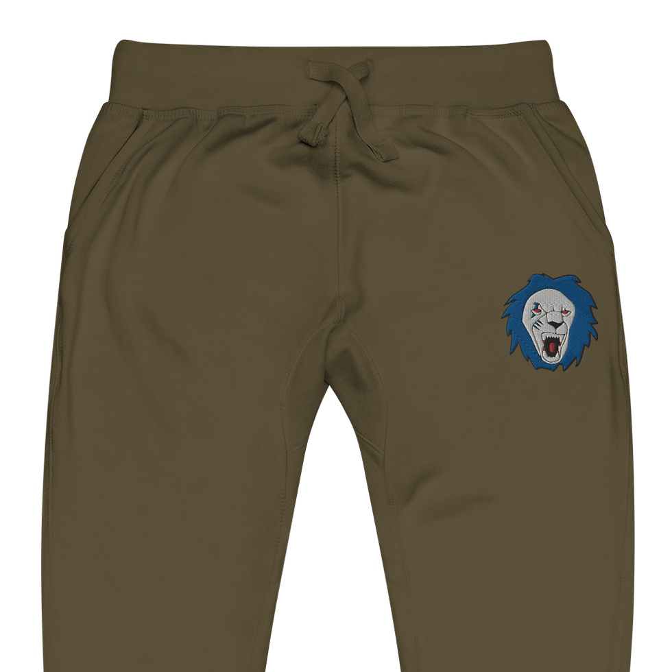 Thumbnail: Roaring Lion Royal Blue / White Premium Sweatpants (Unisex) 
