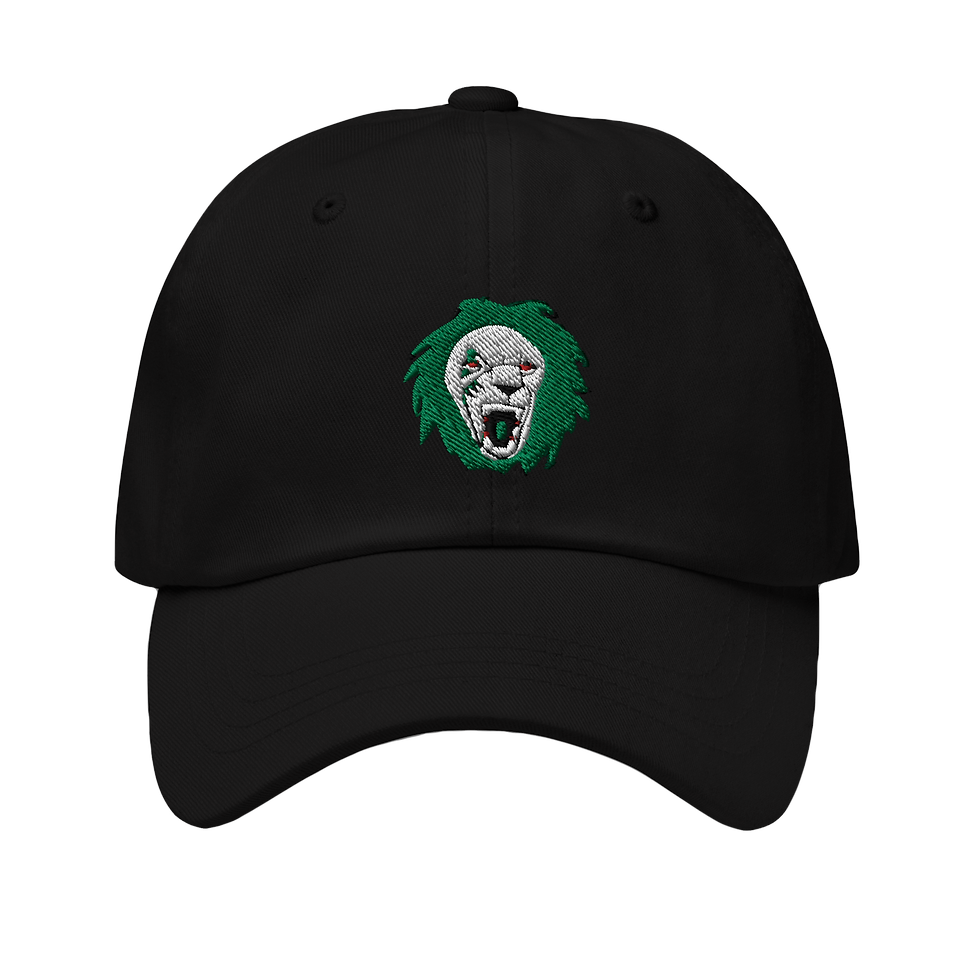 "Roaring Lion" Premium Hat Green / White