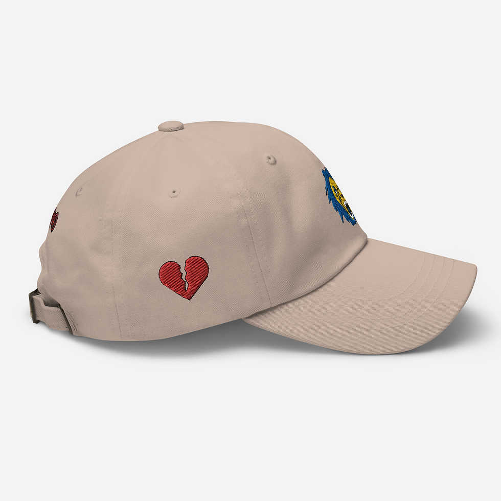 Thumbnail: "Roaring Lion" Premium Hat Royal Blue / Yellow