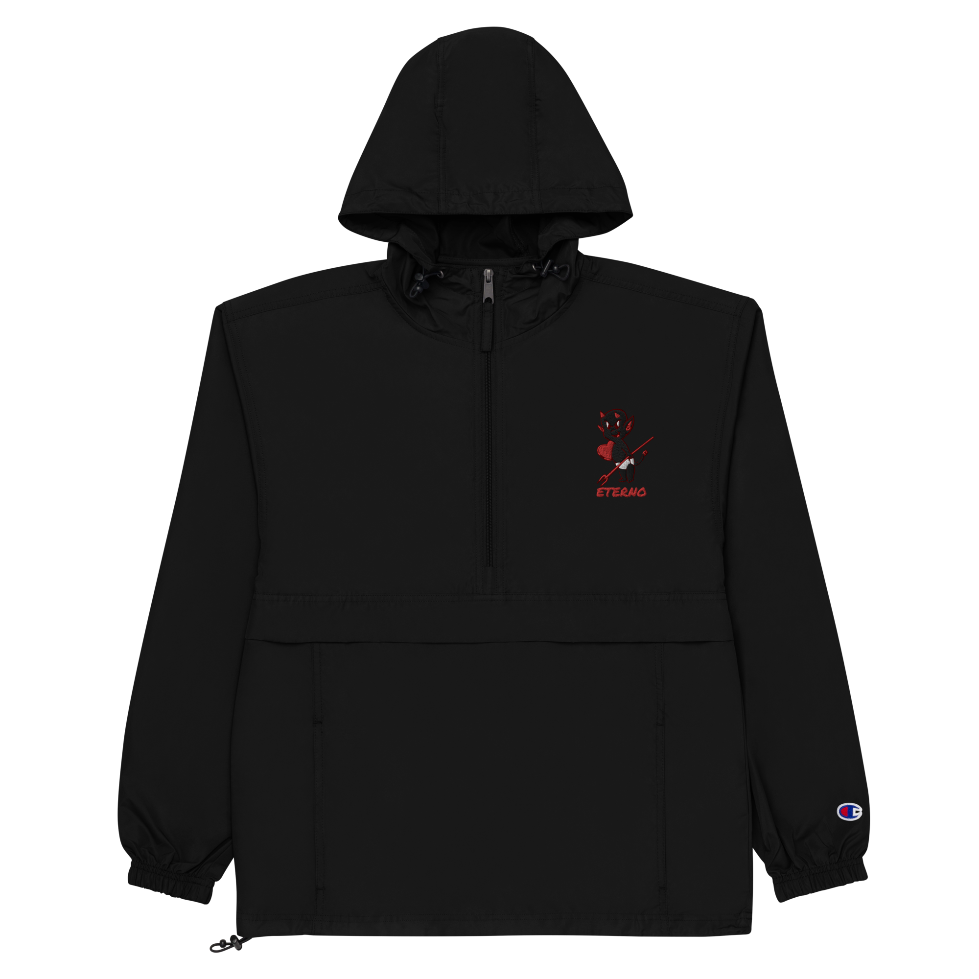 "Baby Demon" Wind Breaker Black / Red (Champion)