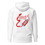 Thumbnail: Roaring Lion White / Red Premium Hoodie (Unisex) 