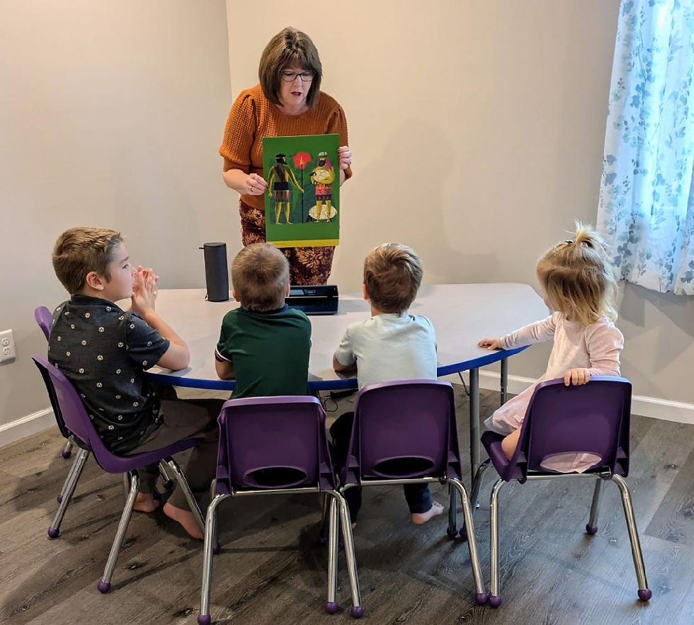 Children learning about the Bible at The Altar Church in Anderson, SC.
