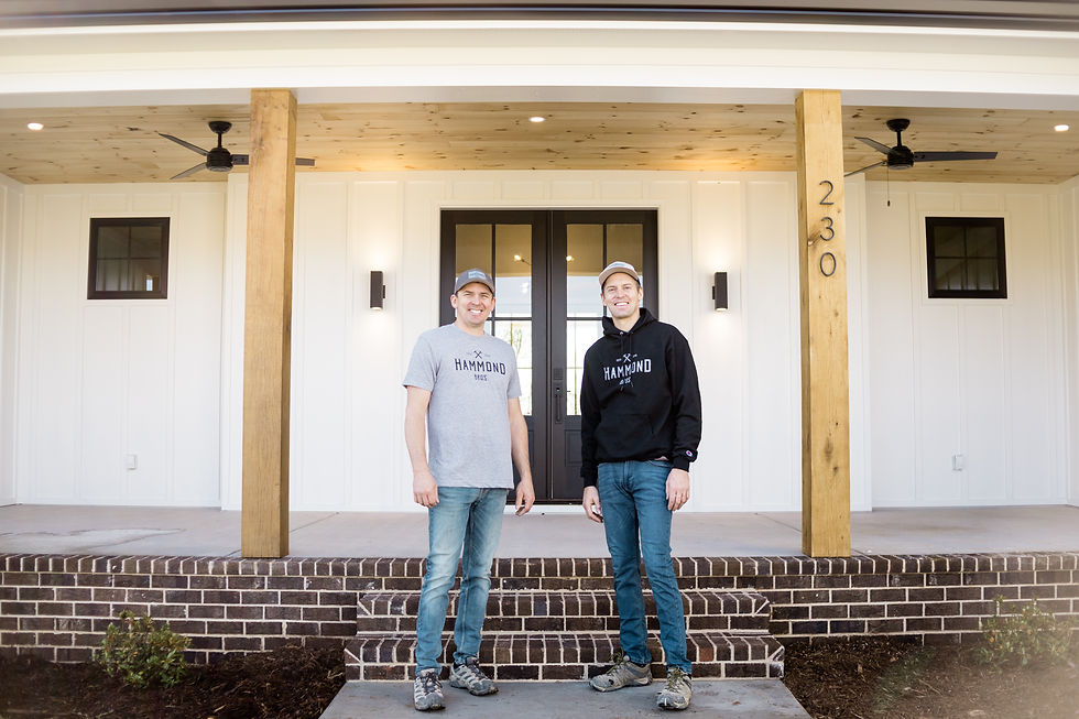 Jonathan and David Hammond, co-owners of Hammond Brothers Construction in Chattanooga, Tennessee