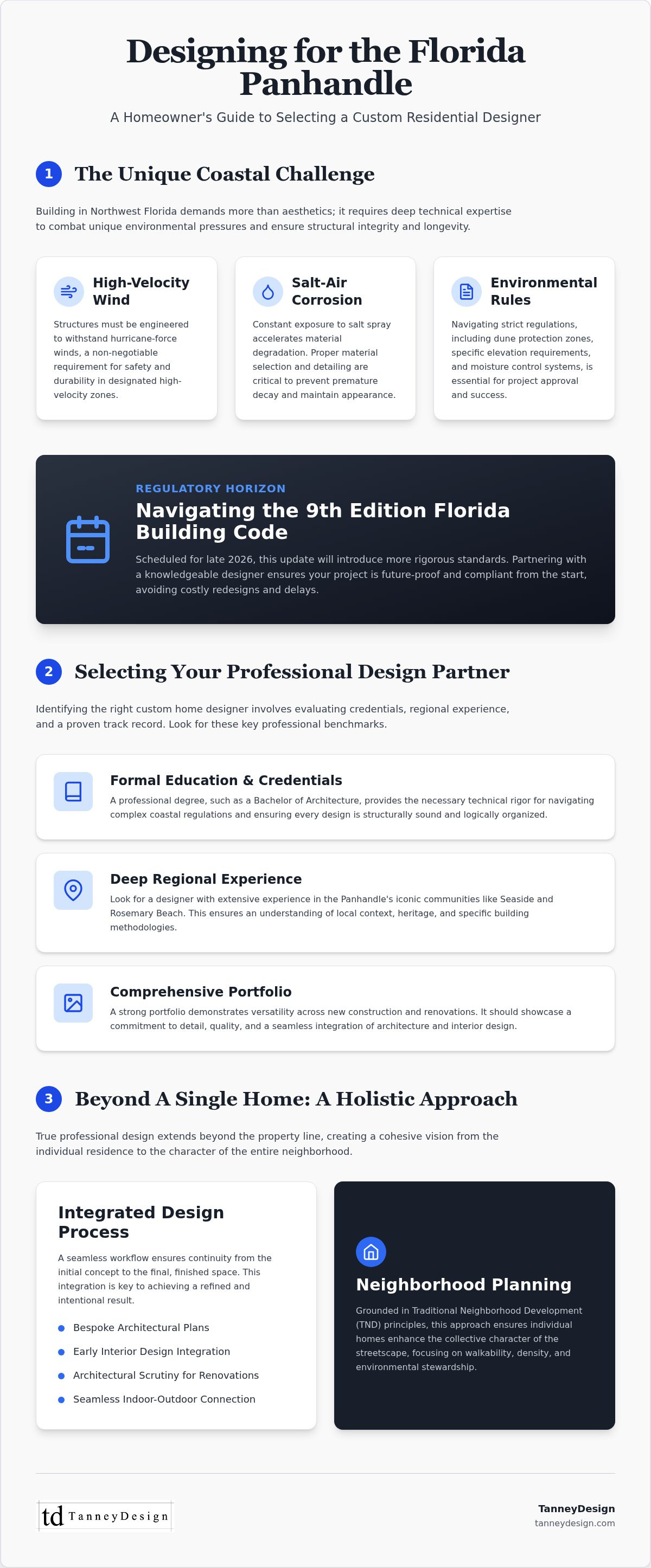 Custom home designer Northwest Florida