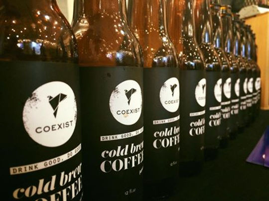 Product Line of Coexist Brand Cold-Brew Coffee