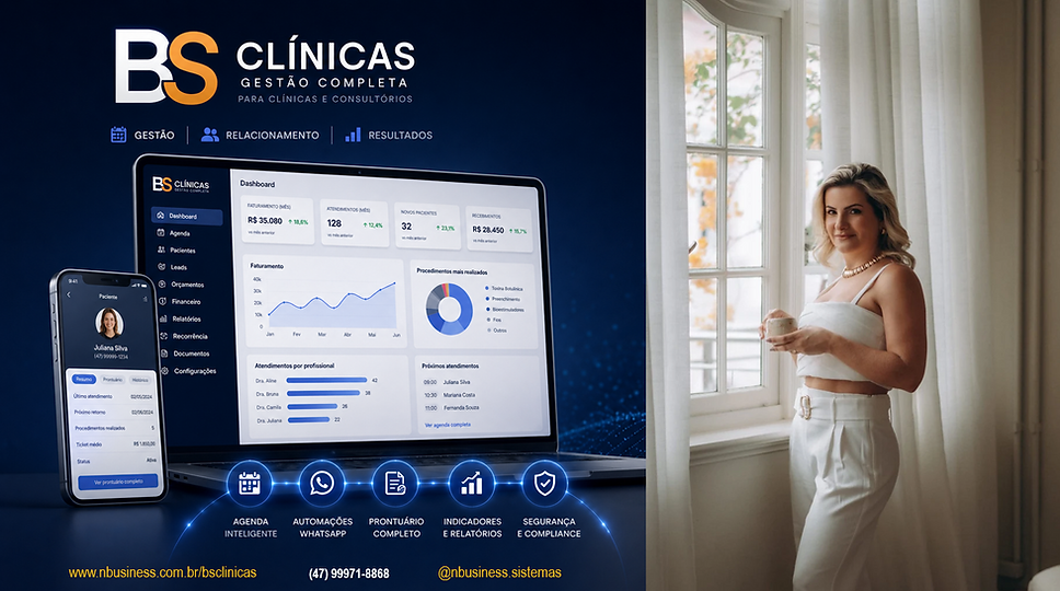 BS Clínicas, Sistema para Gestão de Clínicas e Consultórios