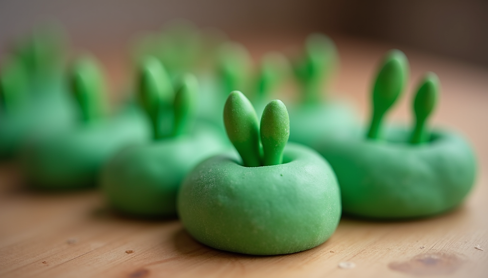 Nowruz Inspired Spring Playdough Activity for Kids at Homera Daycare