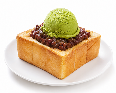 S54 Red Bean and Matcha Ice Cream Thick Toast