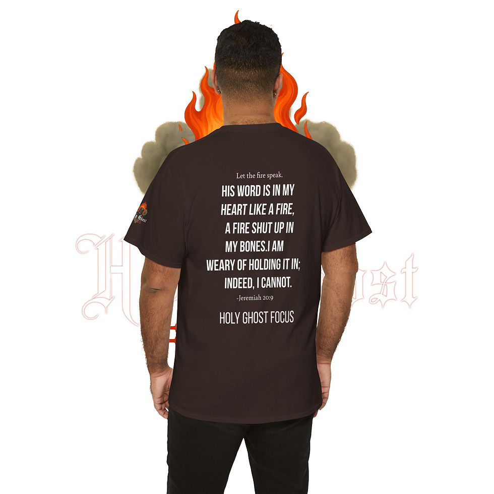 Thumbnail: 🔥 MY VOICE, HIS FIRE TEE