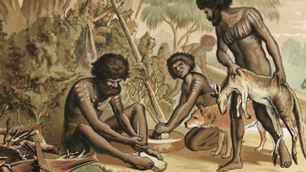 Ancestors Hunting and Gathering