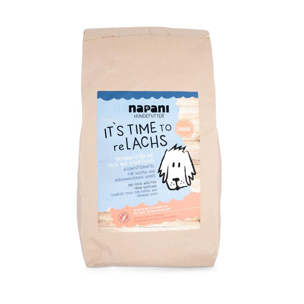 Bio Trockenfutter Junior Hund - It´s Time To reLACHS - schottischer Lachs