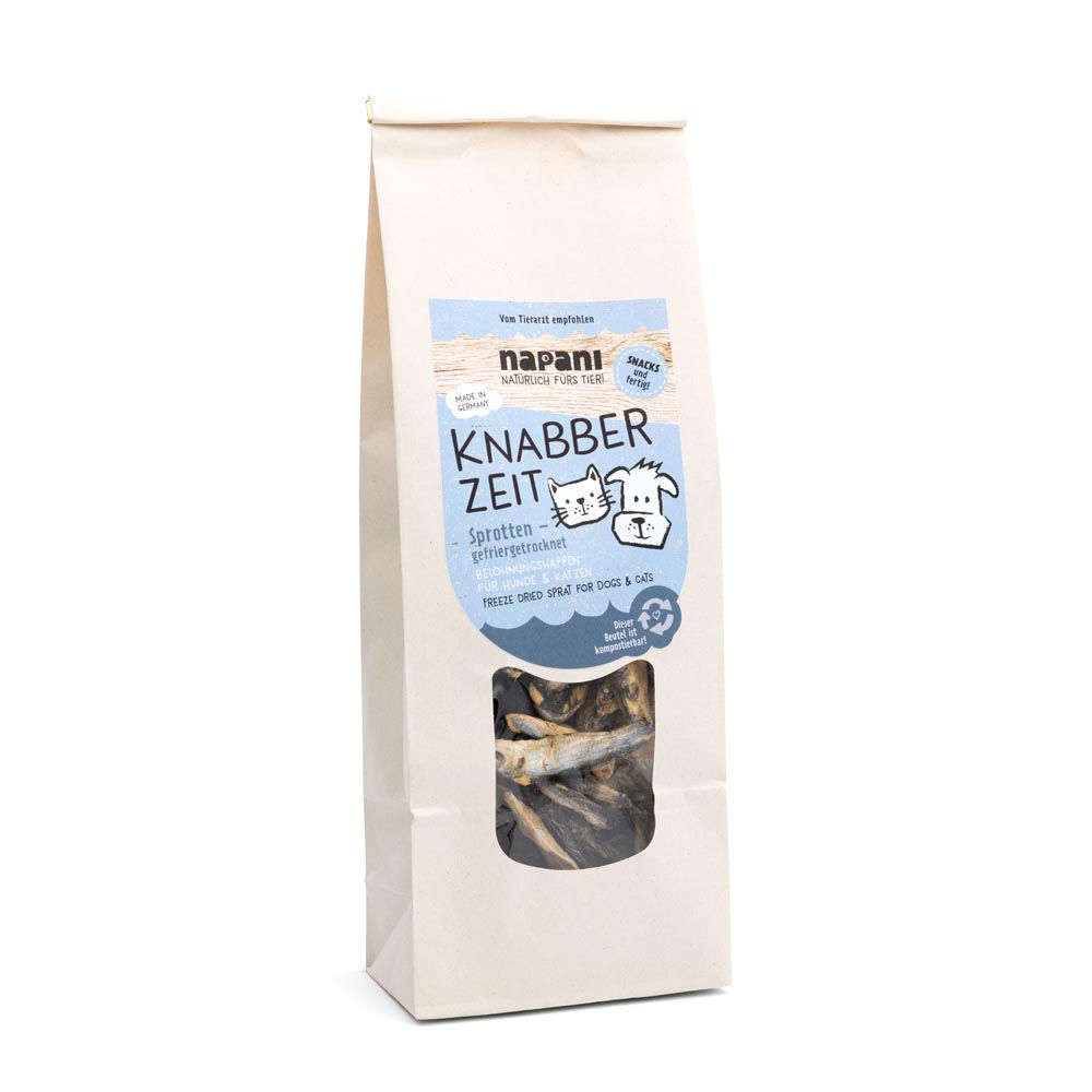 Sprotten gefriergetrocknet für Hunde & Katzen, 100g