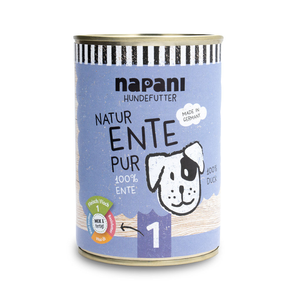Bio Hundefutter Ente pur