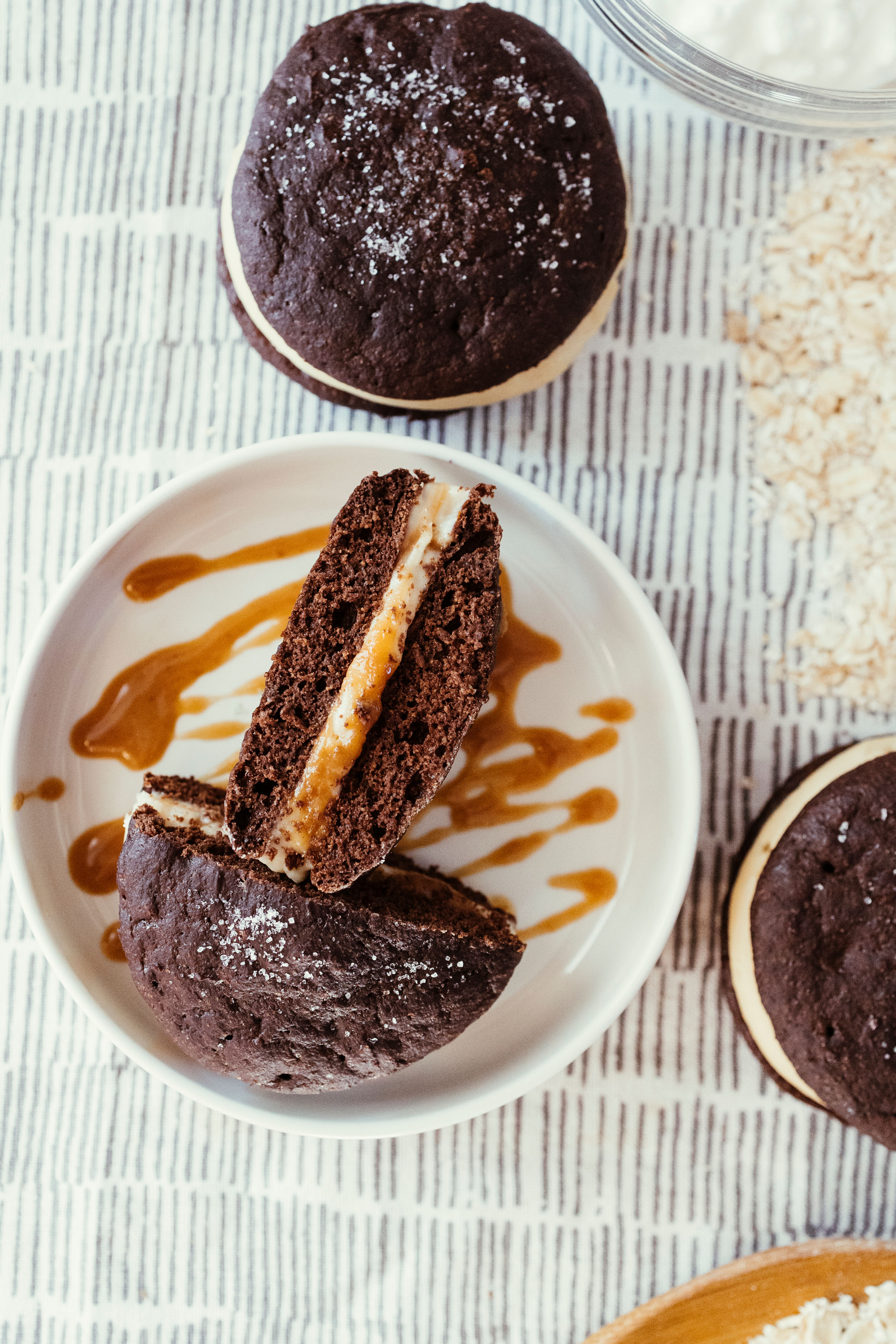 Salted Caramel Chocolate Cupcake Sammie