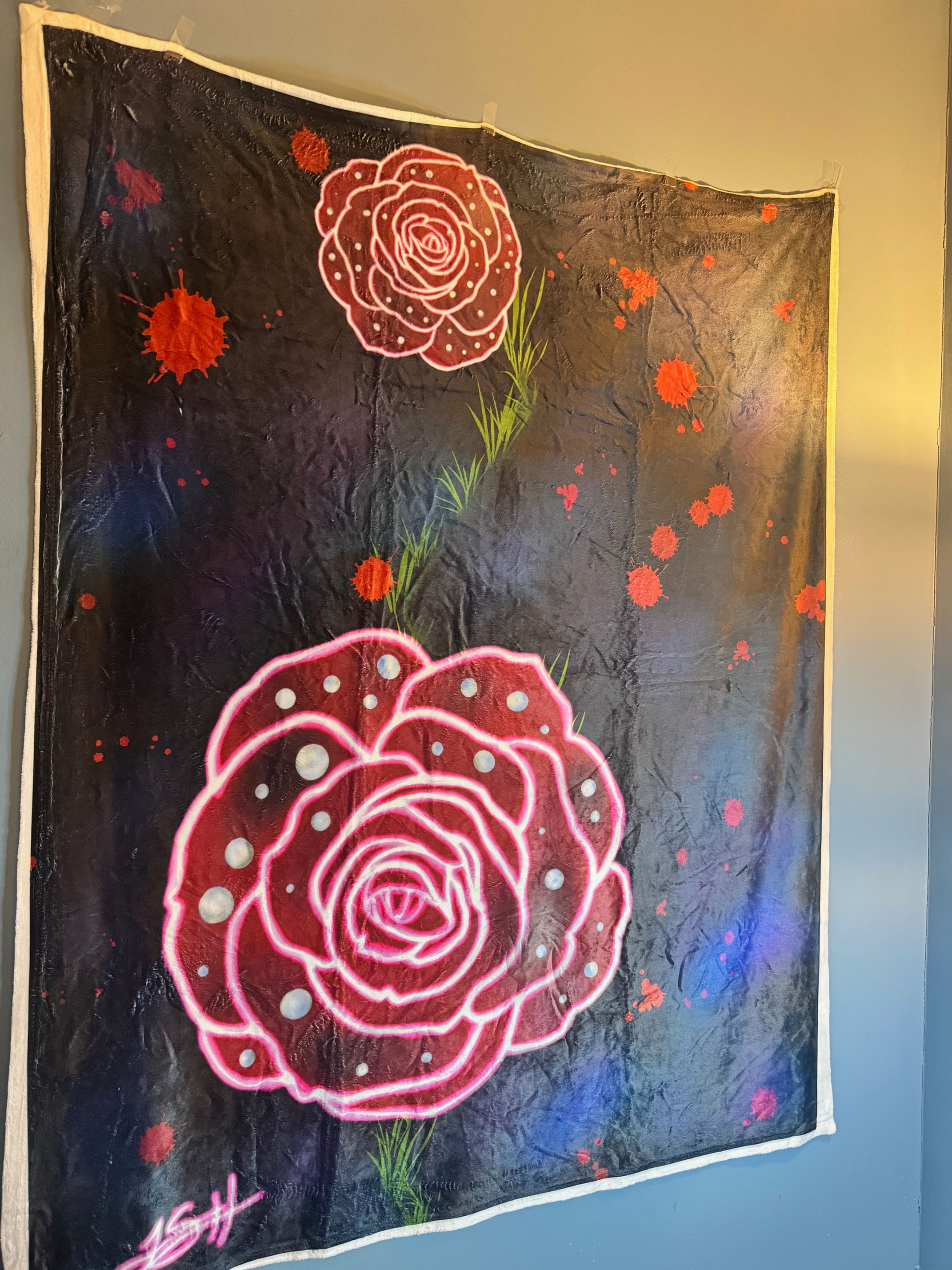 Rose blanket