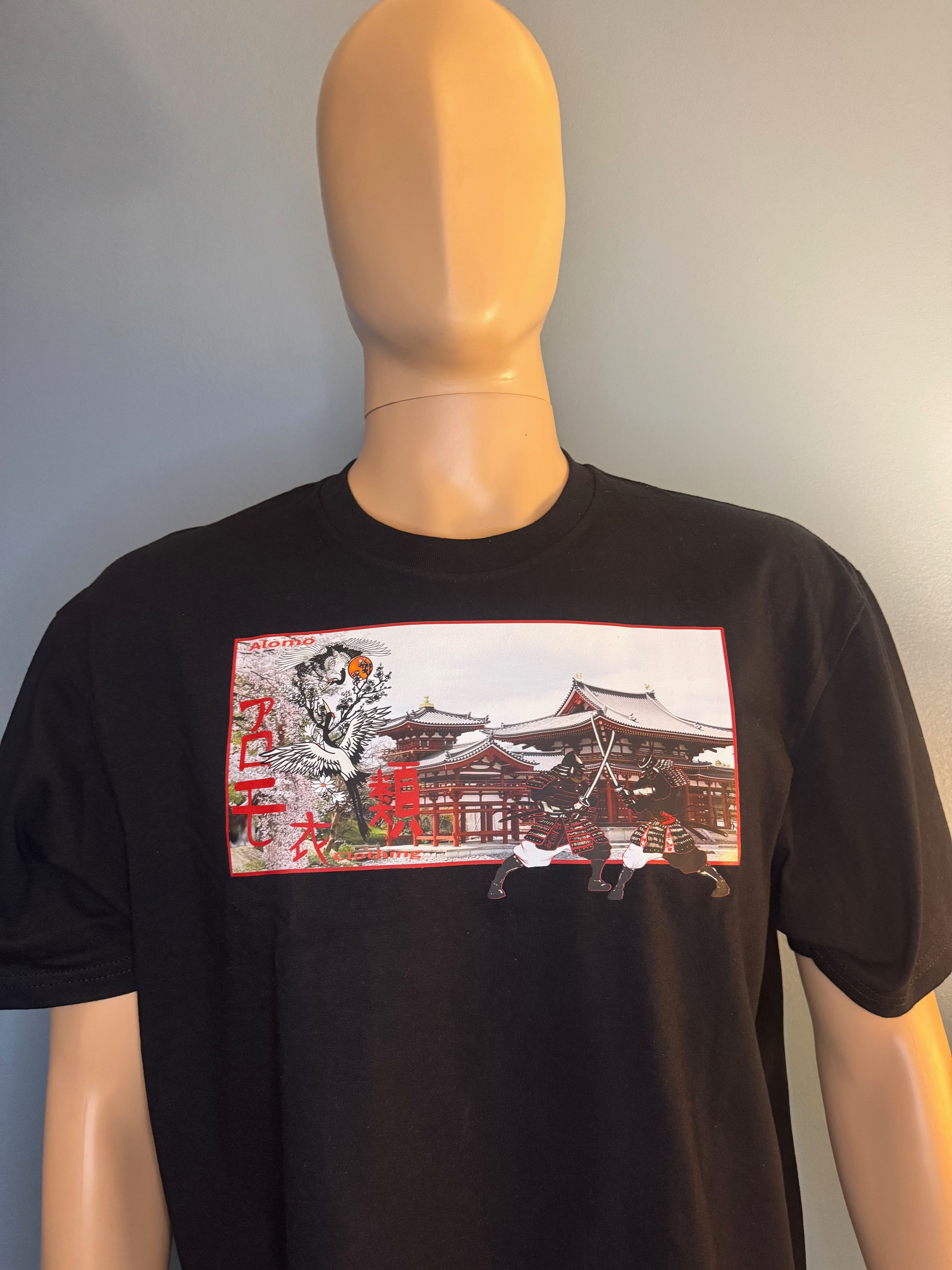 Black samurais tee