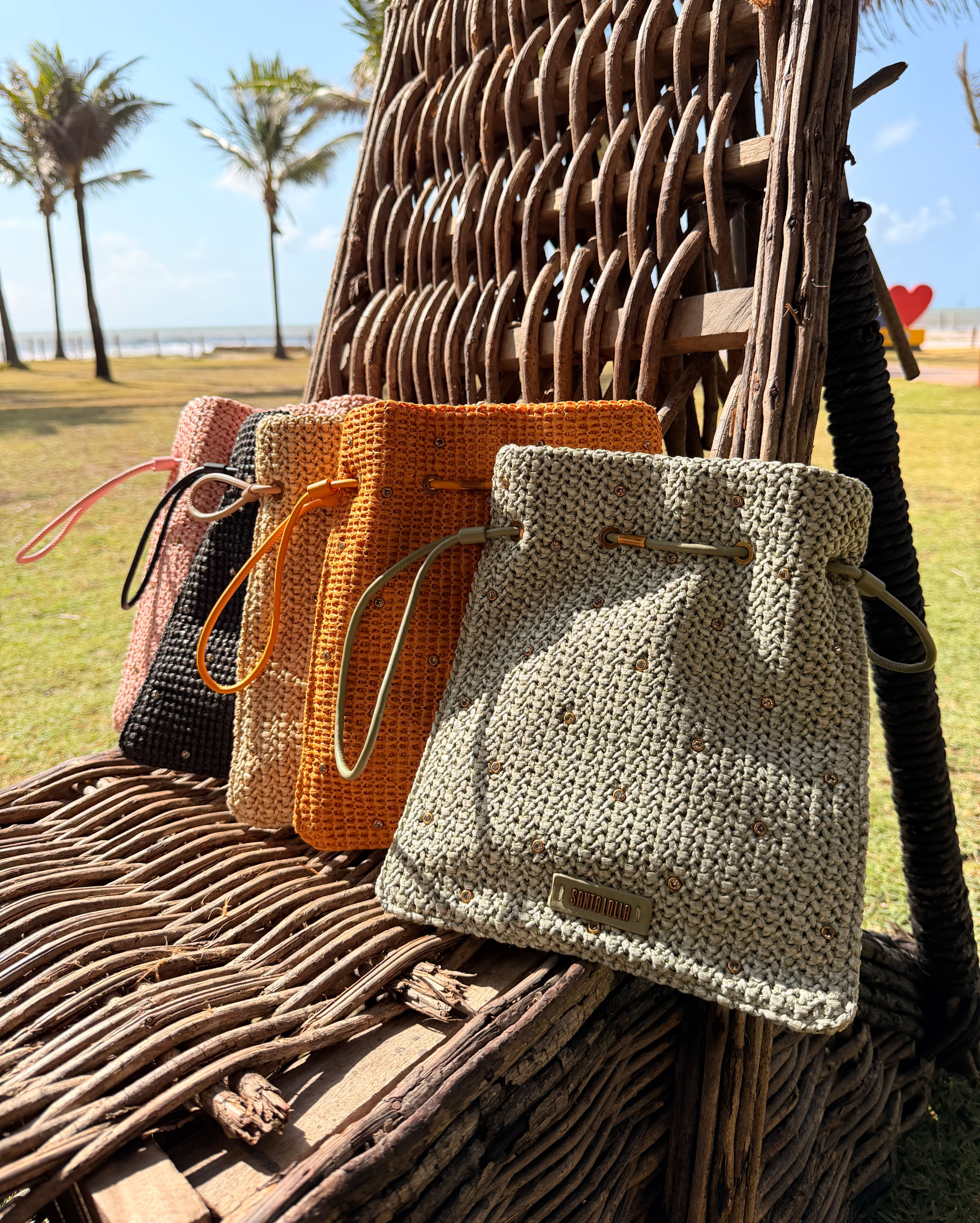 Clutch tramado | Santa Lolla